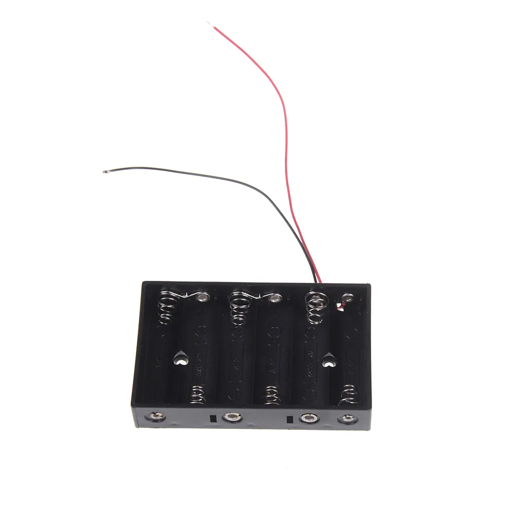 1PCS Battery Holder Plastic 6 X 1.5V AA CELL Storage Box standard Case 58.03*47.33*29.87mm