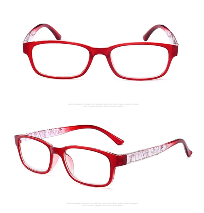 Полимерные линзы, квадратные очки для чтения для пожилых людей, Ультралегкая оправа из поликарбоната, лупа, очки, черная/красная/синяя/фиолетовая оправа+ от 1,0 до+ 4,0