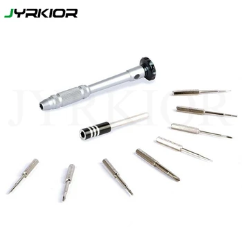 

JM-8143 10 in 1 Multipurpose Alloy Deep Hole Screwdriver Set Mobile Phone Driver Maintenance Tools Aluminum Alloy 0.8 T4 T5