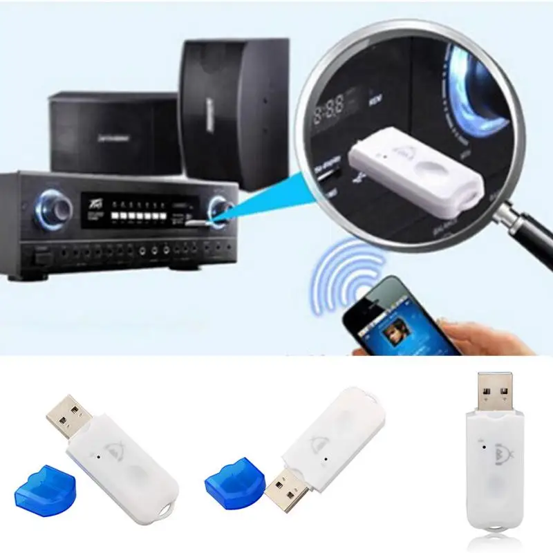 Автомобильный аудио ресивер VAORLO беспроводной bluetooth адаптер с usb портом комплект
