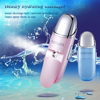 

Portable Nano Spray Mini Humidifier USB Handheld Face Spray Instrument Beauty Massage Hydrating Air Humidifier Diffuser