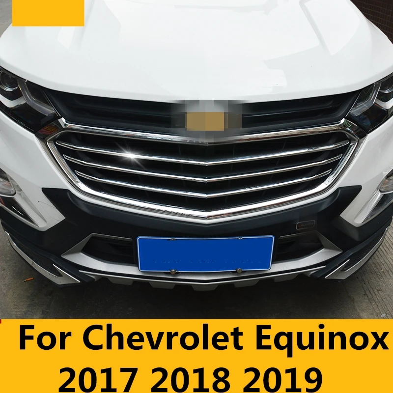 Для Chevrolet Equinox бампер воздухозаборная решетка Планки передняя решетка полосы центр гоночный Чехол украшения аксессуары