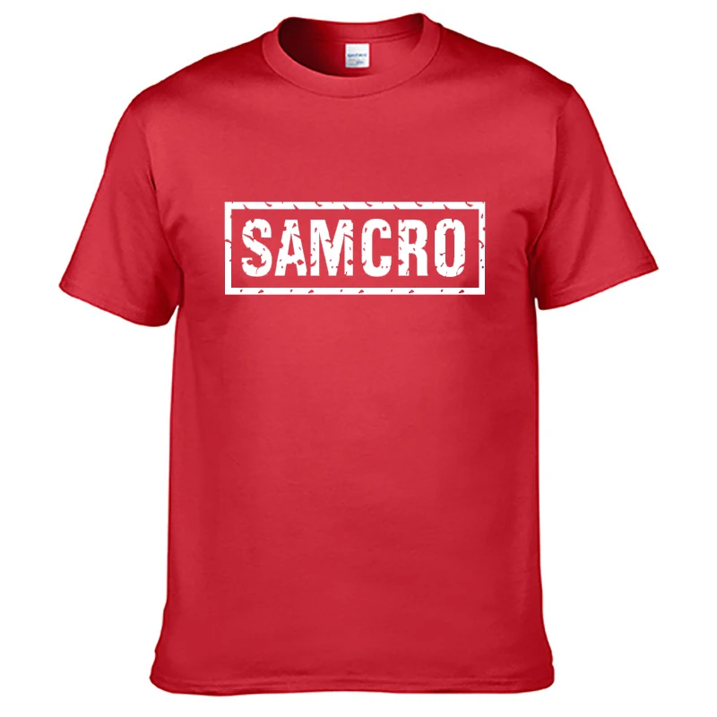 SOA Sons of anarchy/детская модная футболка с принтом «SAMCRO» модные повседневные хлопковые футболки в стиле хип-хоп с короткими рукавами для мужчин и женщин - Цвет: 805
