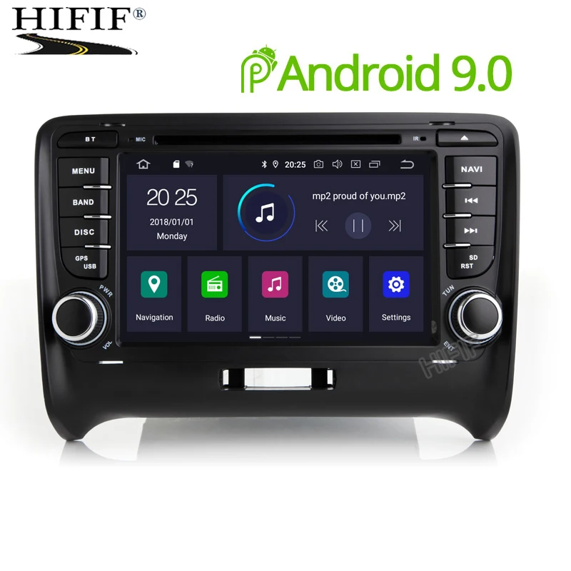 

Car Multimedia player Android 9 GPS 2Din Autoradio Stereo System For Audi TT MK2 8J 2006 2007 2008 2009-2012 wifi Car DVD Player