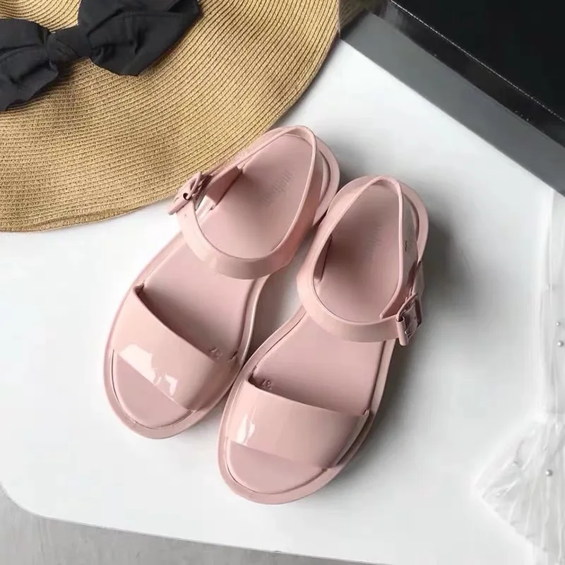 Melissa Shoes Woman Jelly Shoes 2020 New Women Sandals Roman Shoes Breathable Comfortable Beach Sandals Melissa Shoes|Low Heels| - AliExpress