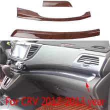 3X центр управления панель DEC литья крышка отделка Подходит для HONDA CR-V CRV 2012 2013