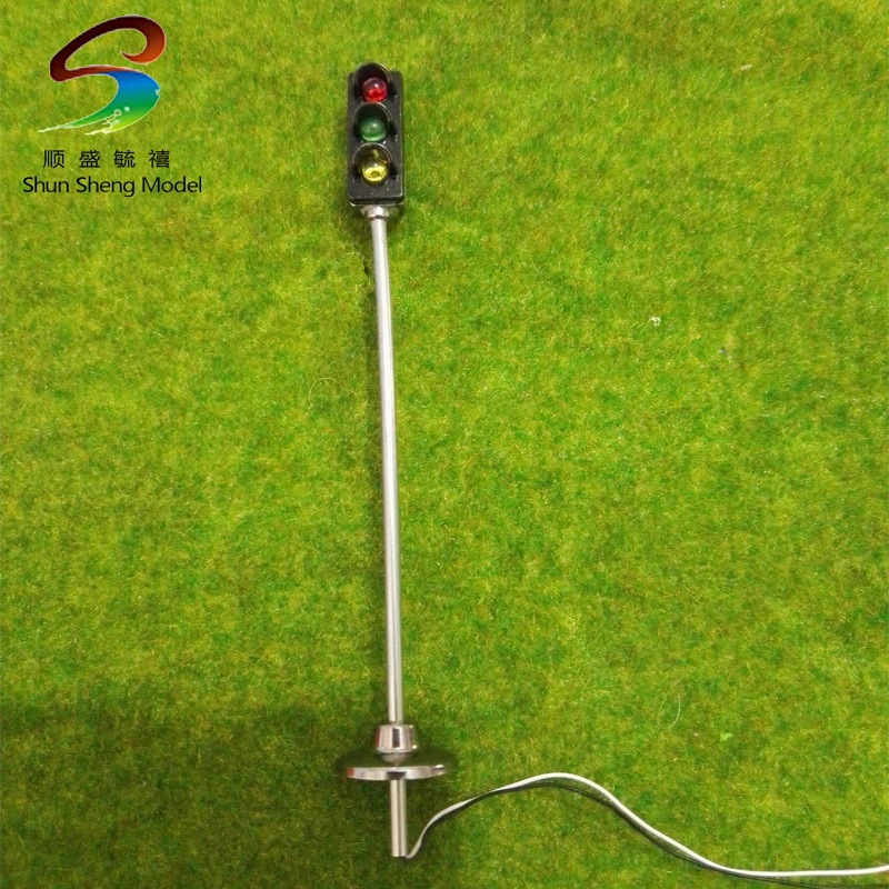 

10CM model traffic signal lights construction sand table model material road lights LED traffic lights Model