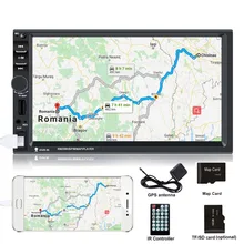 Autoradio 2 din gps 7 pollici touch screen car radio car multimedia player auto radio GPS di Navigazione per auto Stereo