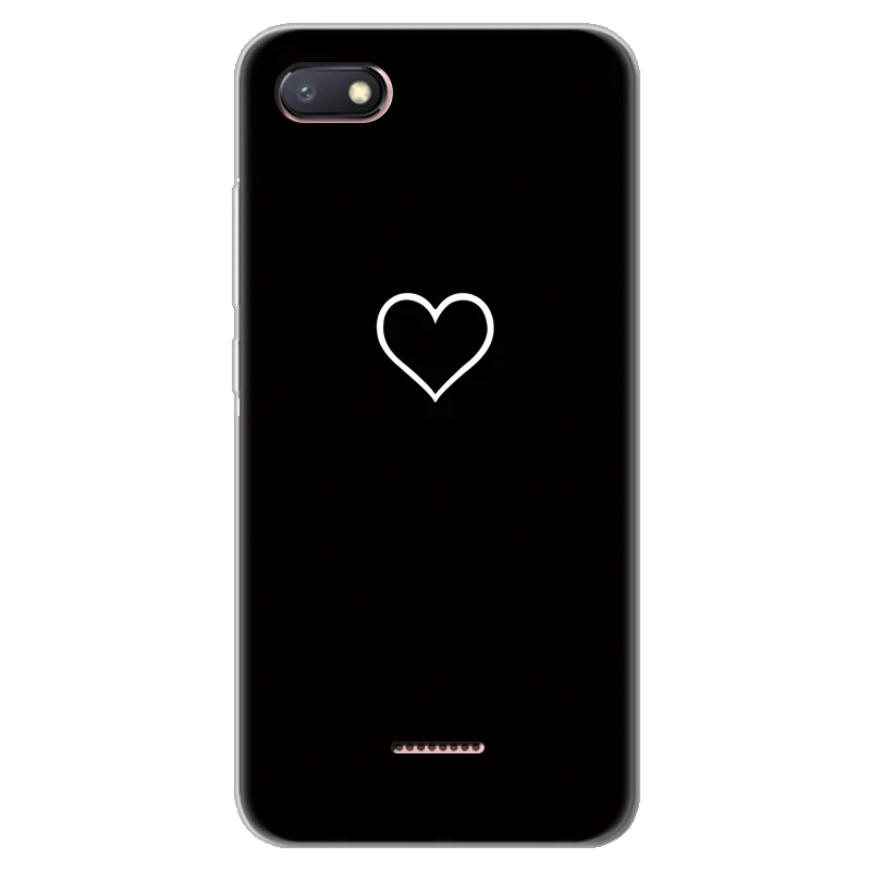 Heart Couple King Queen LOVE Case For Xiaomi Redmi 6A Silicone Marble Cover 5.45 TPU Soft Phone Case FOR Redmi 6A Redmi6a Coque
