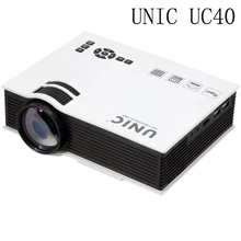 2016 Original UNIC UC40 UC40+ Mini Pico Portable 3D Projector HDMI Home Theater Beamer Multimedia Projector Full HD 1080P Video