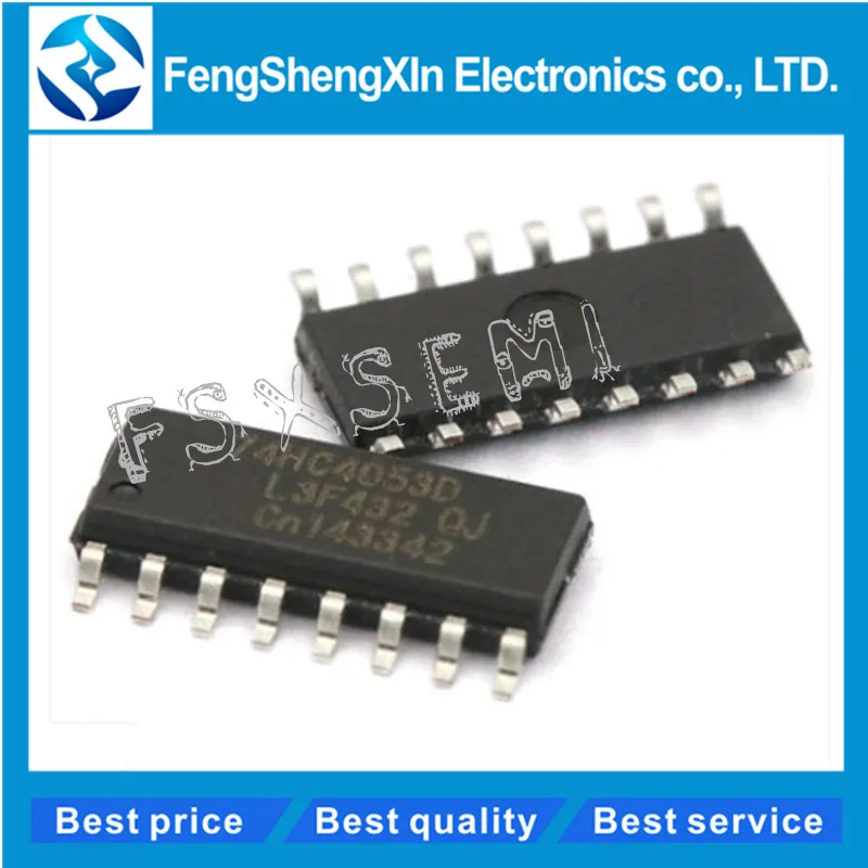 10pcs/lot 74HC4053 74HC4053D SN74HC4053DR HC4053 SOP 16 2 Channel ...