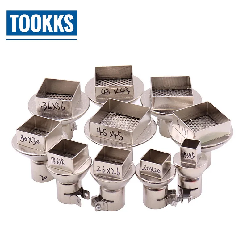 SMD 850 852 852D BGA сопло пистолет с горячим воздухом квадратное станция для распайки