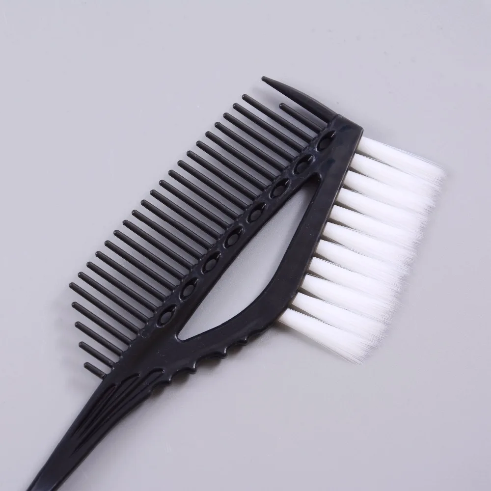 Профессиональная черная пластиковая краска для волос, цветные щетки и гребни для волос, Парикмахерская, инструменты для укладки волос