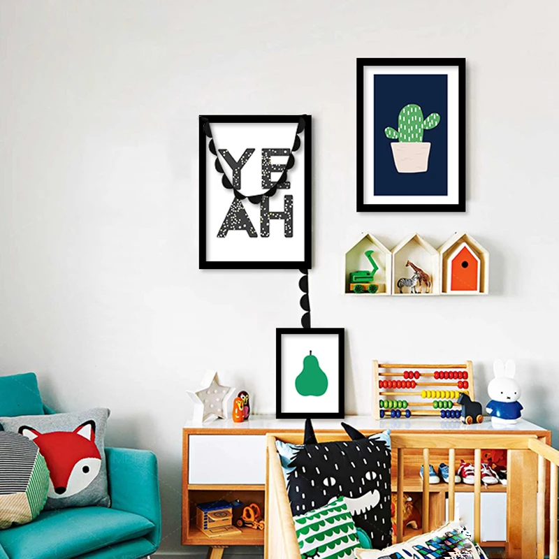 

Cactus life wall poster wall art Canvas wall painting Art Print Wall Pictures Home Decoration poster Frame not include
