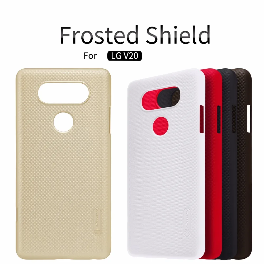 

FOR LG V20 case LG V20 cover NILLKIN Super Frosted Shield matte hard back cover case with free screen protector
