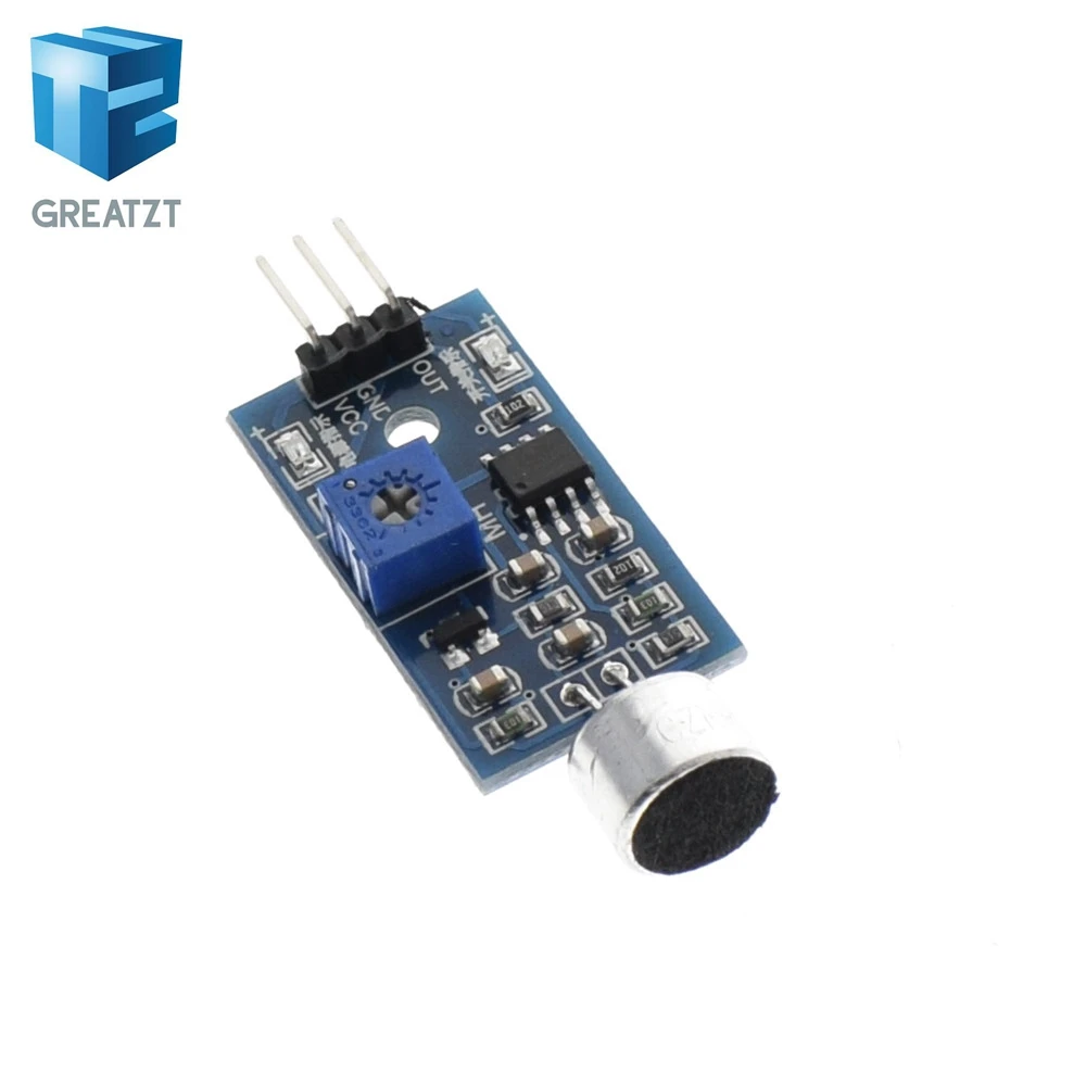 Wholesale 1Pcs/Lot Detection Module Sound Sensor Intelligent Vehicle