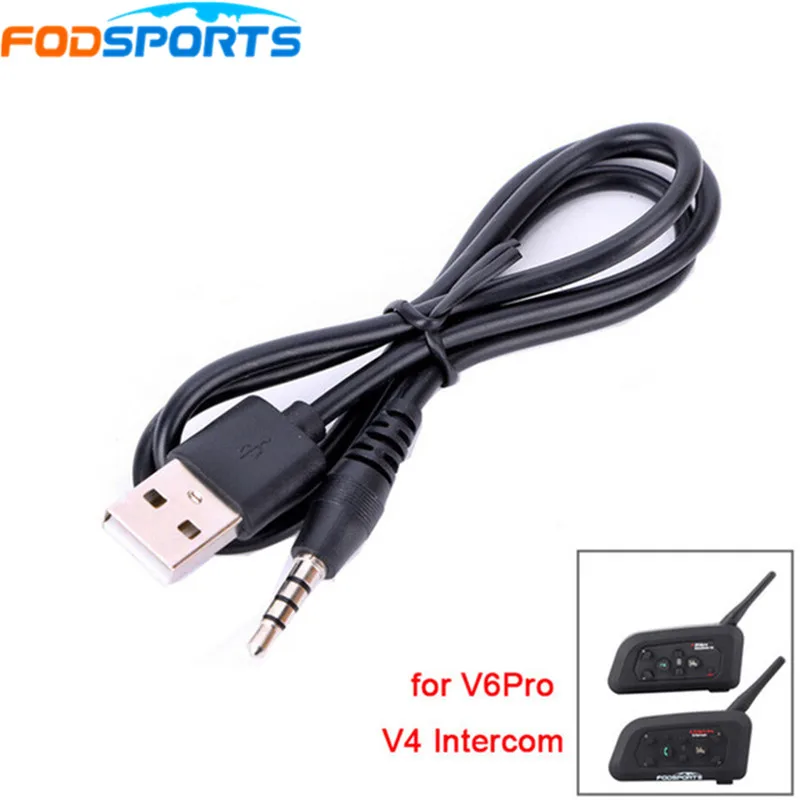 Fodsports USB зарядное устройство кабель для V6 Pro V4 домофон Зарядное устройство USB кабель