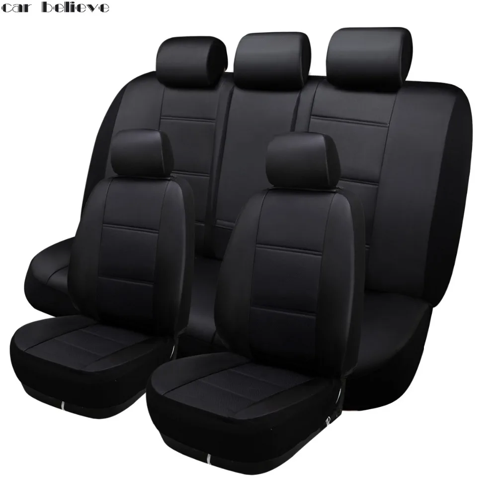 

Car Believe Universal car seat cover For peugeot 206 307 407 308 508 406 301 205 car accessories car styling seat covers