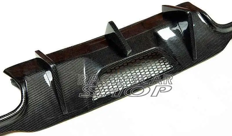 V style sedan carbon fiber rear diffuser for Mercedes BENZ W204 C63 coupe C250 C300 C350 AMG SPORT BUMPER 2012-2014