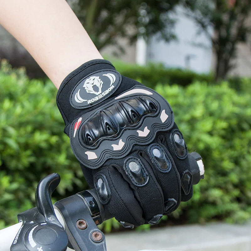 ROBESBON Antiskid Breathable Cycling Gloves Full Finger Cross Country