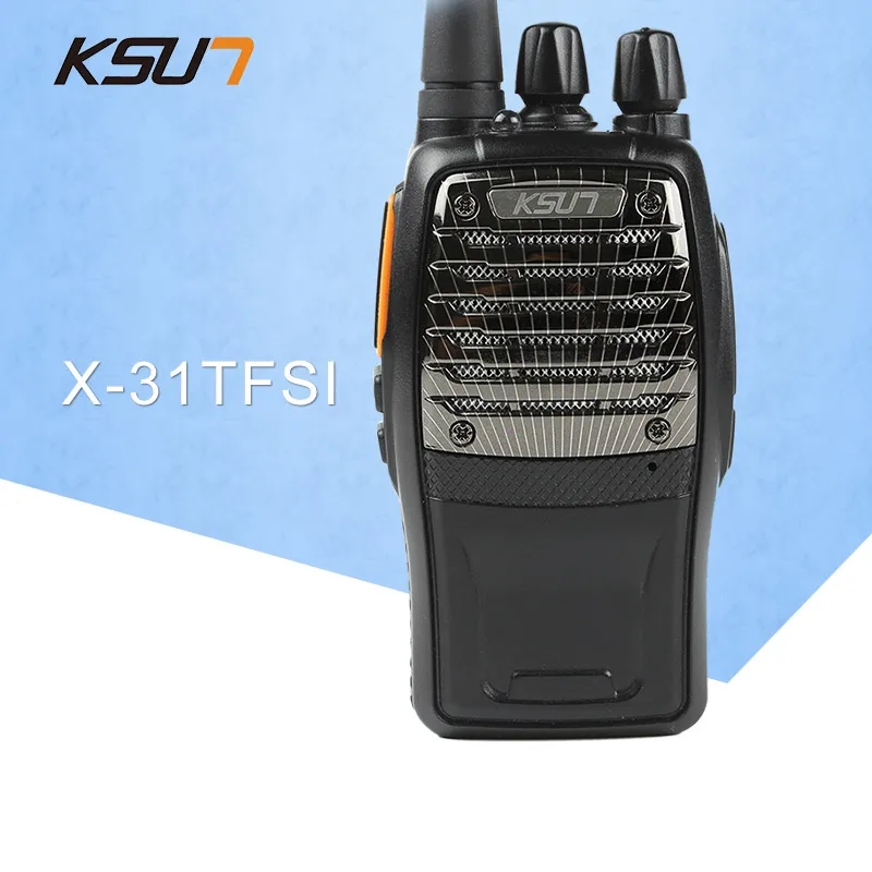 1 шт. KSUN X-31TFSI портативная рация VOX Функция 5 Вт ручной Pofung UHF 400-470 МГц 16CH двухсторонний портативный любительский радиопередатчик