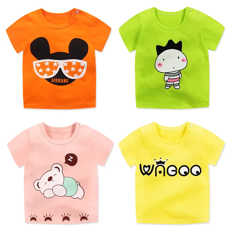 Summer Fashion Baby Girls & Boys T Shirt Short Sleeve New Soft Baby