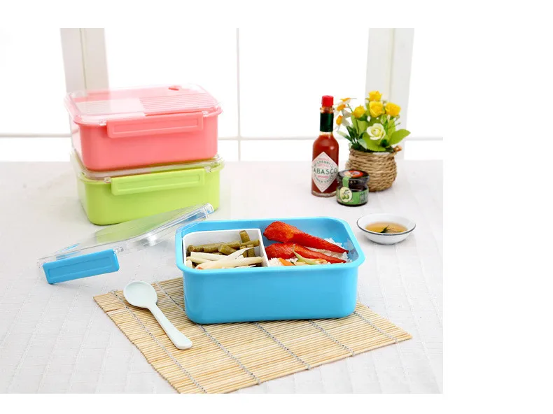 1PC Microwave Bento Lunch Box Ecofriendly Outdoor Portable Microwave