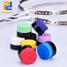 POWERTI 15 шт/лот абсорбент Sweatband 0,75 мм Сухой Теннисный захват ракетка Спортивная овергрип для Бадминтон Спорт ролл сцепление
