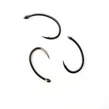 200 шт. с тефлоновым покрытием крючки для ловли карпа из высокоуглеродистой стали острые колючие рыболовные крючки для ловли нахлыстом