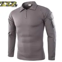 Военная Униформа мультикамера Военная боевой пеший Туризм рубашка Униформа Тактический рубашка с длинными рукавами камуфляжная охотничья одежда Ghillie костюм Топ