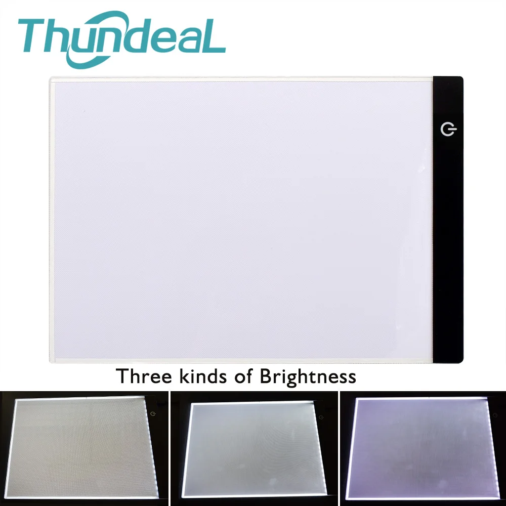 

ThundeaL Ultra-thin Digital Tablet A4 Practical Adjustable LED Light Pad Art Stencil Drawing Board Copy Paint Precise Light Box