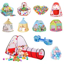 Детская игровая палатка, Детские океанские шары, игрушки, бассейн, типи, палатка, игрушки для детей, для улицы, домик, игровая палатка, Океанский шар, игрушки, рождественские декорации