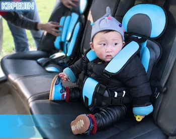 

For Mitsubishi outlander 2016 lancer 10 9 pajero Car Portable Child Seat Baby Kid Car Thickening Sponge Seat Belts accessories