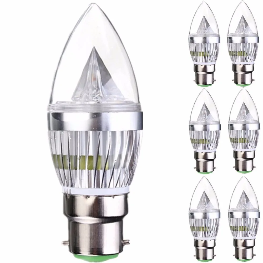 Lightinbox LED Candle Light BC Cool White Colour Dimmable 40w