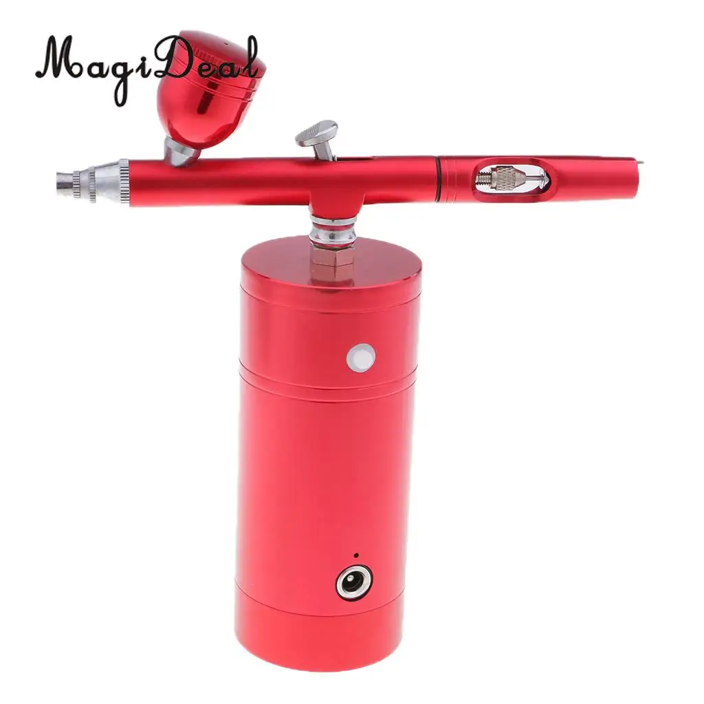 2 Charge Type Airbrush Tool Dual Action Gravity Feed 0.3mm Nozzle Spray Airbrush Nail Art Paint Tattoo Tool Air Compressor Kit