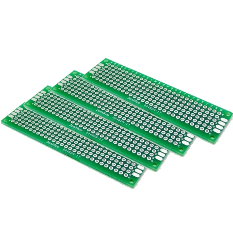 HoBiMart 10 шт. двухсторонний Прототип PCB хлеб доска 2x8 см Луженая универсальная