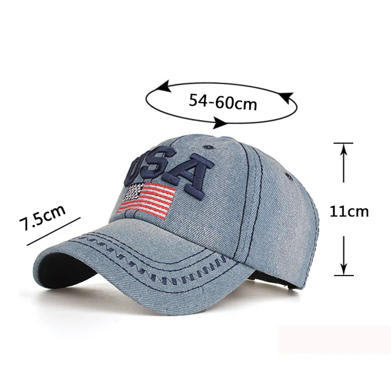 De la bandera americana del patrón Gorra de béisbol de los hombres de ocio al aire libre de EE. UU. Carta decoración de sombreros y gorras Gorra de Baseball De la bandera americana del patrón Gorra de béisbol de los hombres de ocio al aire libre de EE. UU. Carta decoración de sombreros y gorras Gorra de Baseball