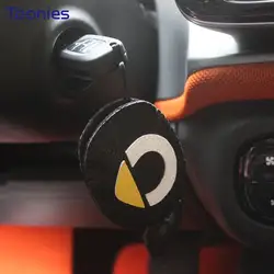 Smart Fortwo Fold Автомобильный ключ чехол милое лого Emote держатель аксессуары ручной работы Автомобильный ключ кожа автомобильный чехол стильный