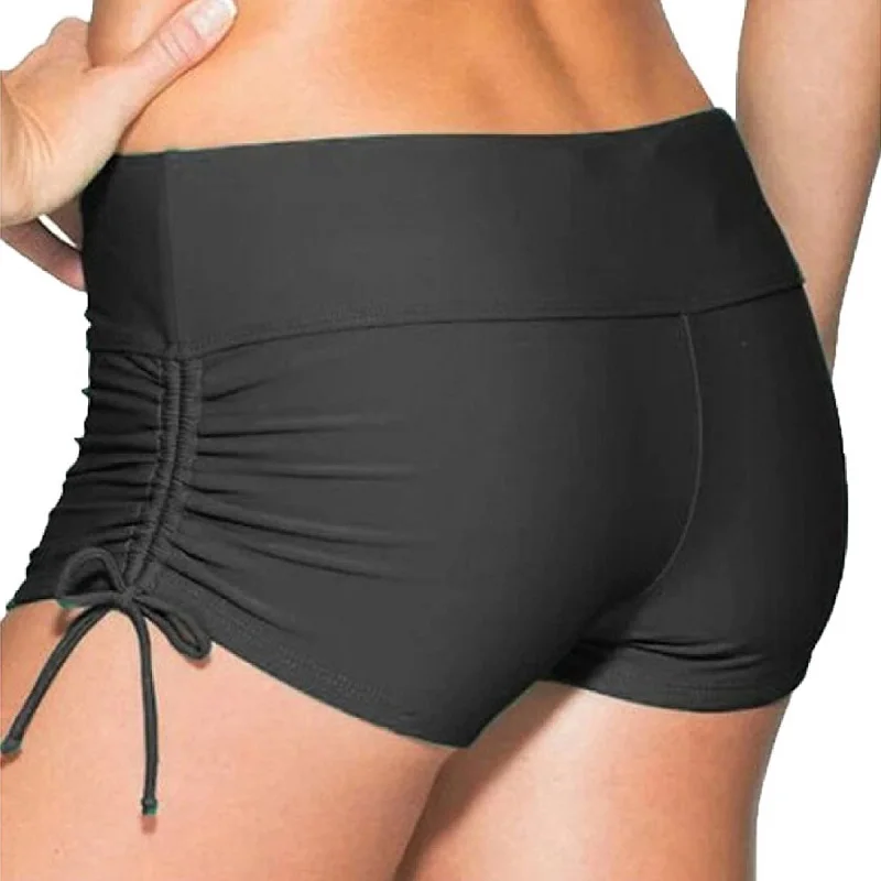 

Women Summer Style Shorts Mini Board Shorts Swimwear With Adjustable Ties