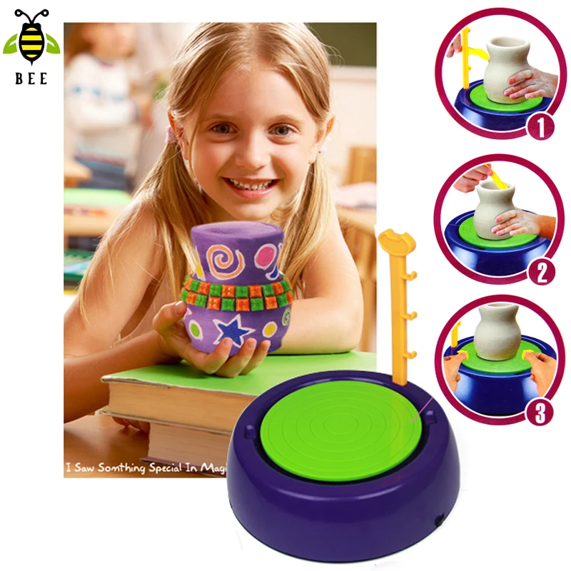 Ceramic clay machine children hand science toy DIY educational