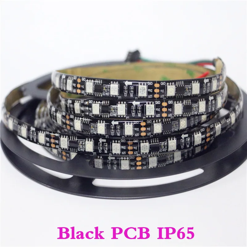 WS2811 5050 SMD RGB Светодиодная лента Адресуемая 30/60 светодиодов/м светодиодная