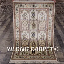 YILONG 2,5 'x4' шелковый ковер в восточном стиле четыре сезона vantage изысканный турецкий сад Шелковые ковры(YHW209B2.5x4