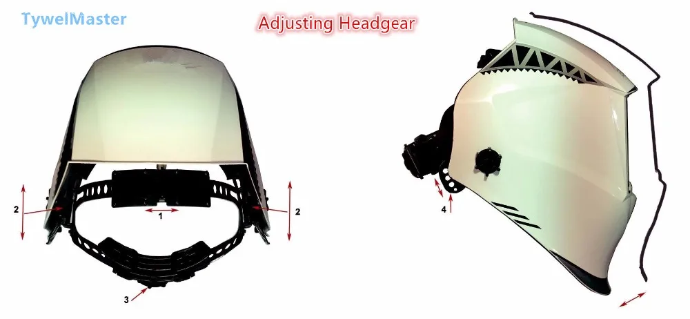 Сварочная маска 100x65 мм 3,94x2,5" 1111 4 датчика фильтр Внешний Ctl Солнечная Авто Затемнение Сварочный Шлем 4(3)-13 CE