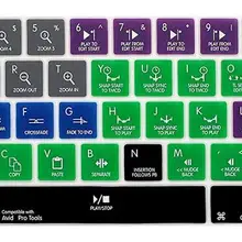 Премиум VIM/VI ярлыки клавиатуры чехол для Macbook Pro 13 15 с сенсорной панелью [выпущен ] A1706/A1707