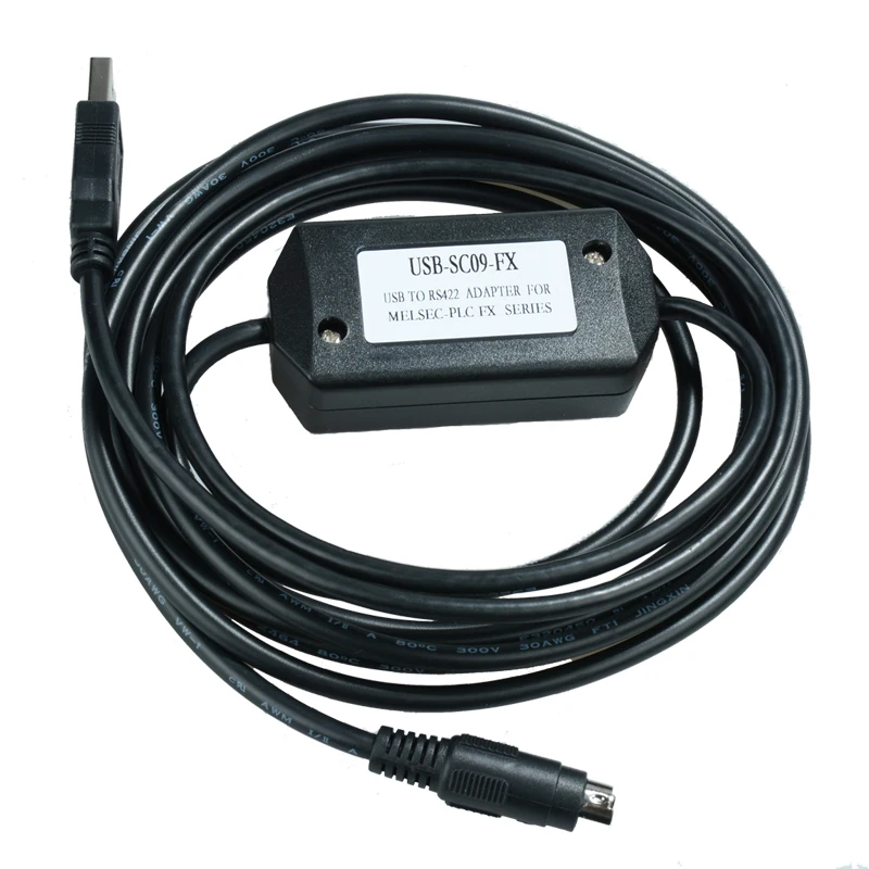 

USB-SC09-FX PLC Programming Cable SC-09 SC09 FX FX1N / FX2N / FX1S / FX3U PLC programming cable
