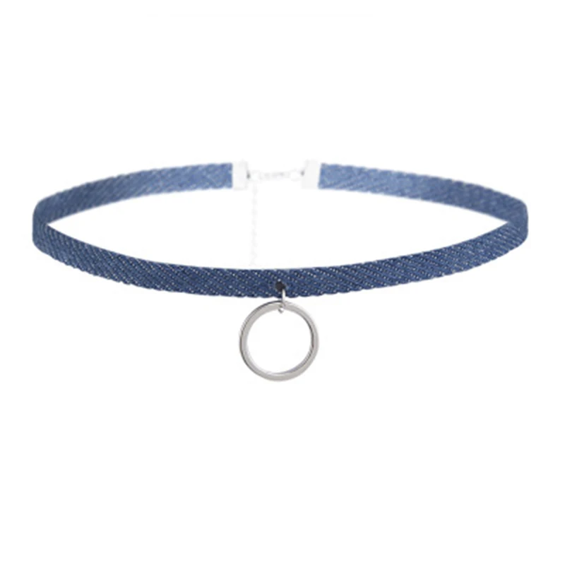 

AE-CANFLY Boho Weave Thread Chain Tassel Choker Necklace Triangle round pendant Ethnic Women Necklace