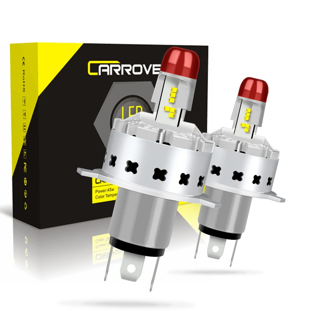 

Car Rover Car Headlight Bulb H4 HB2 9003 Hi/Lo Beam 45w 10400lm Wireless Super Bright Canbus with Philips ZES Light Source