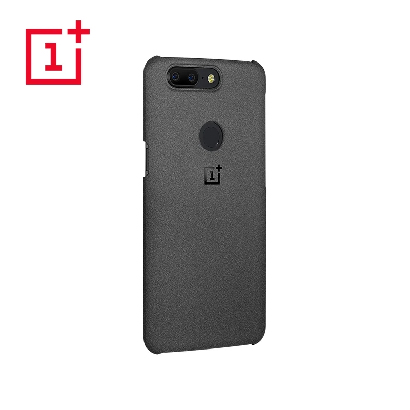 OnePlus 5T Официальный бампер чехол материал арамидное волокно PC полукруглая задняя крышка оболочка песчаник карбон для OnePlus