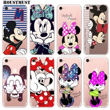 

Cute Cartoon Mickey Minnie Case for iPhone 6S case 5 5S 7 7Plus 8 8Plus 6S Plus Back cover