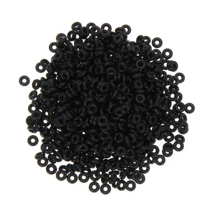

800 X Rig Rings Carp Fishing Terminal Tackle Matt Black O Rings Swivels